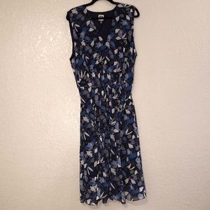 Sleeveless Print Dress